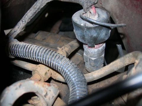 1984 Ford Bronco - This is the bunk 6.9 GPC setup. You need to bypass this piece of crap and step up to the $40-$80 setup for the 7.3...Cures problems.