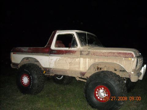 1979 Ford Bronco - This heavily modified Ford Bronco appears to be from the late 1970s, equipped for off-road use.
