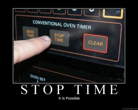 1996 Ford Bronco - A finger interacts with a digital display that reads "STOP TIME".
