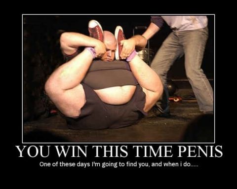 1996 Ford Bronco - A demotivational meme text and an image of a person in a contorted position.