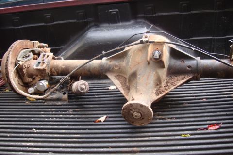 1996 Ford Bronco - A used rear axle assembly, likely from a truck or SUV, is shown in detail.