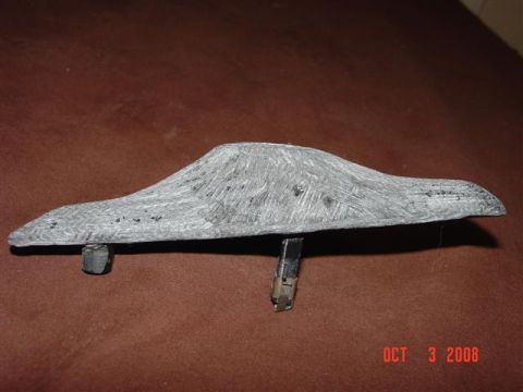 1993 Ford Probe - A custom car part, possibly a spoiler or body kit component, is displayed against a brown background.
