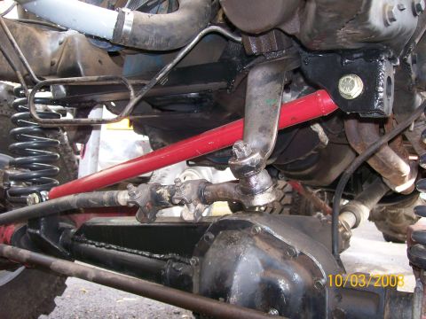 1984 Ford Bronco - Off-road vehicle suspension and steering components are visible in this close-up shot.