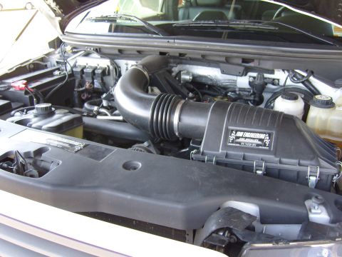2007 Ford Mustang - Engine bay view with K&N Engineering air intake system installed.