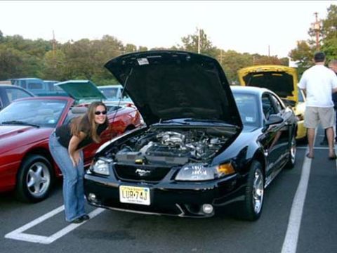 2001 Ford Mustang - Michelle with PETSNKE