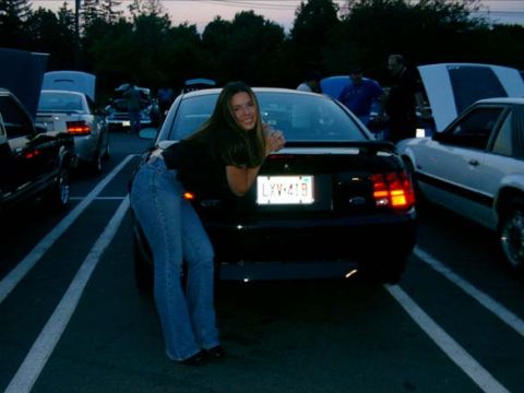 2001 Ford Mustang - Michelle with Jake 2