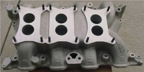 1972 Ford Ranchero - Nascar 366 program 3X2 intake, note Ford XE part number