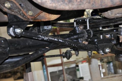 1996 Ford Bronco - Vehicle suspension components, likely from the rear axle, are shown in detail.