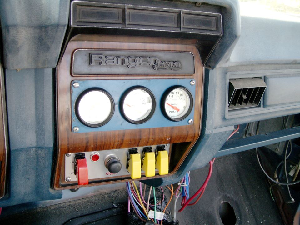 new gauge pod and switch panel