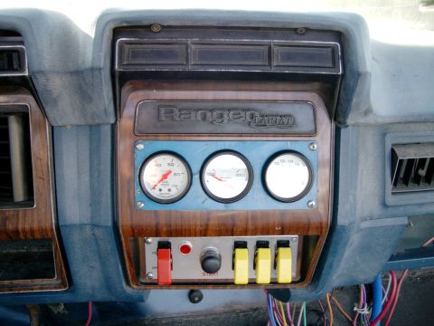 1984 Ford Bronco - new gauge pod and switch panel