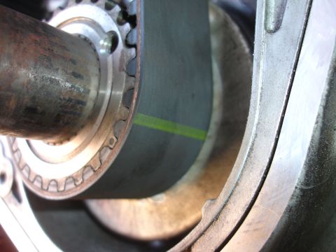 1993 Ford Taurus - Timing belt and pulley detail, likely from an engine component.