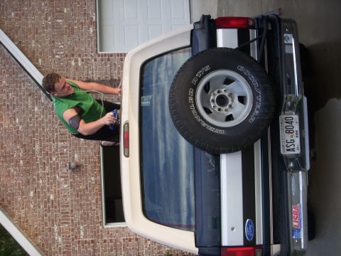 1993 Ford Bronco - Don't know why it's sideways...?