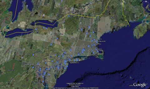 1993 Ford Bronco - NE Chapter Map