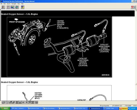 1996 Ford Bronco - O2 Sensor Locations in a 96 5.0