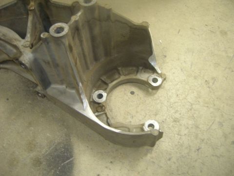 1996 Ford Bronco - Ground mounting bracket for pump clearance.