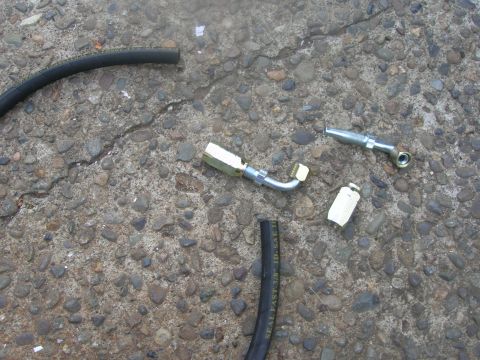 1996 Ford Bronco - Makin up a new high pressure line