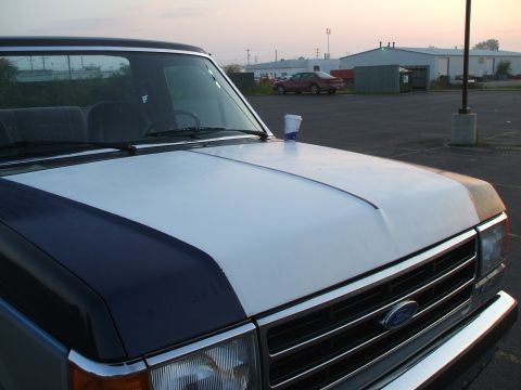 1990 Ford Bronco - first coat - wet sanded