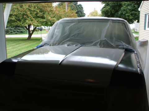 1990 Ford Bronco - 2nd coat all done...