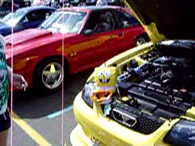 2001 Ford Mustang - Firechick thugging the Prez's Yobra
