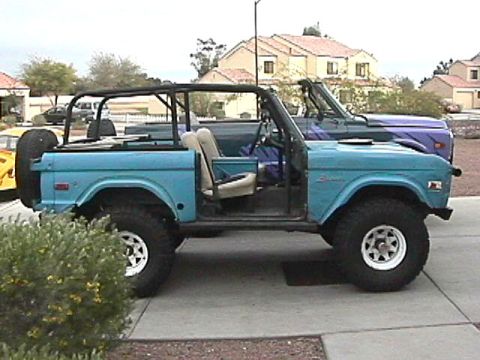 1971 Ford Bronco - This is pretty much how we bought it, except for the new shoes