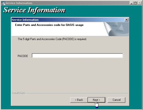1994 Ford Crown Victoria - If this screen appears, leave the text field blank & continue.