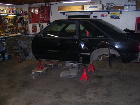 1990 Ford Mustang - Look ma----No rearend!!!