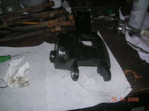 1985 Ford Bronco - rebuilt the calipers with new seals.