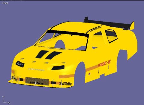 2004 Jeep Wrangler - This is a 3D model of a race car body, not a 2004 Jeep Wrangler.