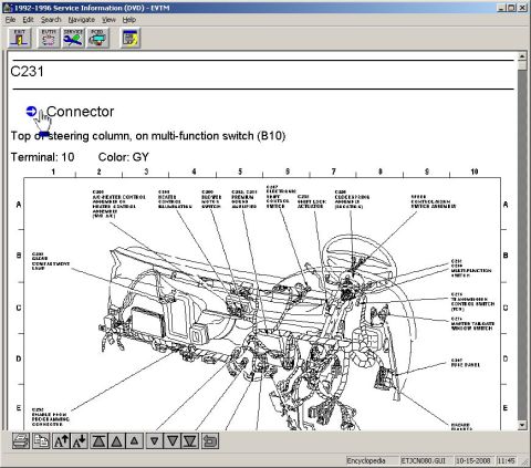 1983 Ford Bronco - Click Connector to see the pinout.