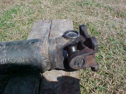 1975 Chevrolet Blazer - flange with new u-joint installed on d-shaft
