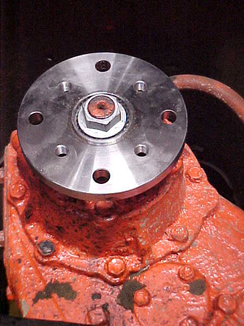 1975 Chevrolet Blazer - adapter with new nut, torqued to spec.