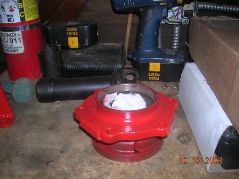 1985 Ford Bronco - painted the pinion support