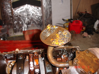 1972 Ford Ranchero - oil pump pick-up screen clogged by timing gear debris