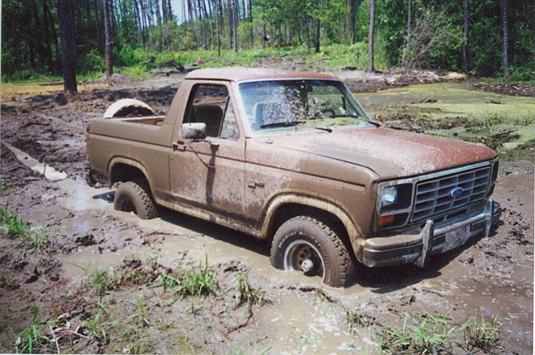 doesn't look bad from this side...but then again mud that goes up..always lands..inside a topless ride
