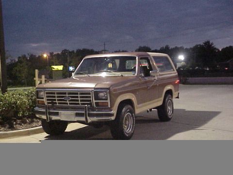 1985 Ford Bronco - ahhh..would i have beaten on it if I knew I would do the damage I have now?