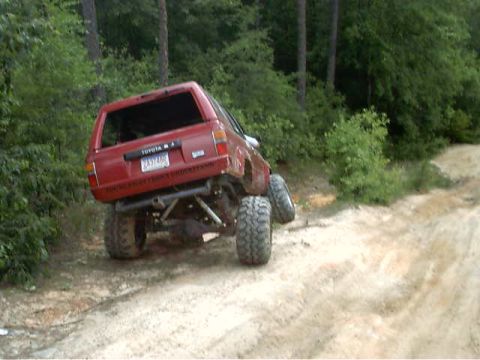 1985 Ford Bronco - Greg miles 85 4Runner. His wife drove most of the day (go to website link www.lockitupoffroad.com; to see more of other trucks)