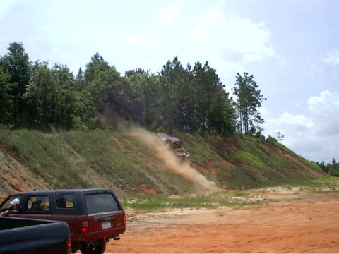 1985 Ford Bronco - alittle hillclimb fun. Hard red dirt. with that nasty slit on top. If you look thru the pictures, you can see the ruts, holes, and black ma…