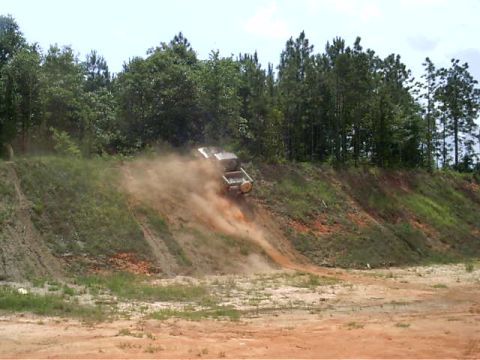 1985 Ford Bronco - Tires right on the lip...inches to go...