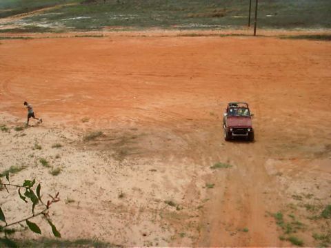 1985 Ford Bronco - Looking down from top. Gives a good indea, or angle. Had a hard time "crawling" up on hands and knees