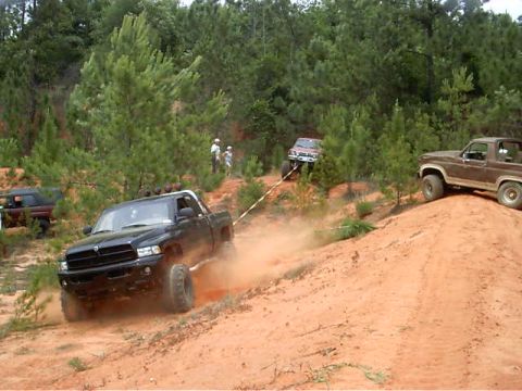1985 Ford Bronco - *swing* can't beat a fullsize v8, lockers and 35" boggers..more of Trees beast on lockituppoffroad.com