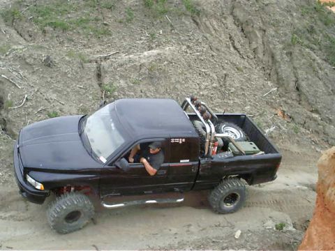 1985 Ford Bronco - Tree creeping up on the terrian