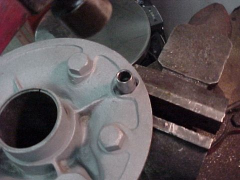 1913 Ford Model T - Installing a replacement steel bushing. The original brass bushings simply were not as good.