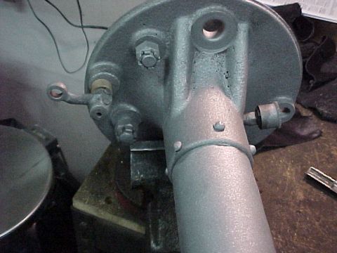 1913 Ford Model T - Here is the arm before drilling out the rivet so the bushing can be replaced.