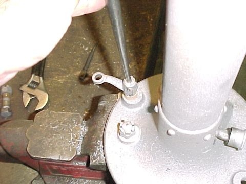 1913 Ford Model T - Then the shaft is punched through.
