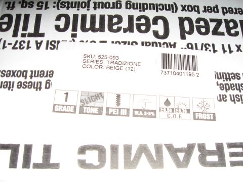 1995 Ford F-150 - A document displays text about glazed ceramic tile, accompanied by various company logos.