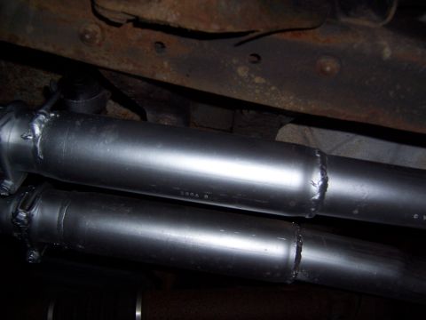 1995 Ford Bronco - tube (race) mufflers