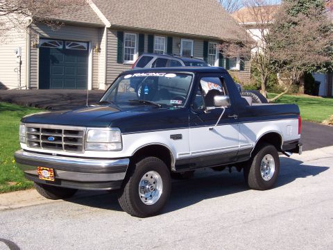 1995 Ford Bronco - first time topless