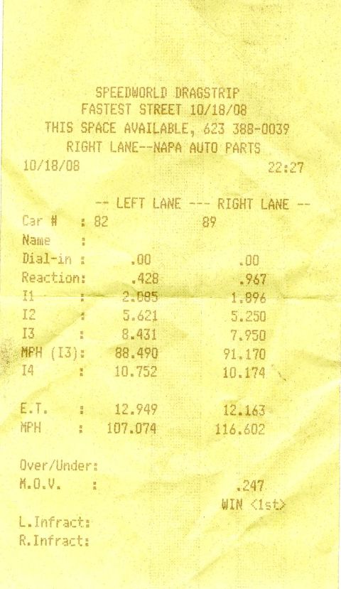 1993 Ford Taurus - Nik97's Turbo'd 90 SHO in the left lane VS The Other Woman in the right lane.