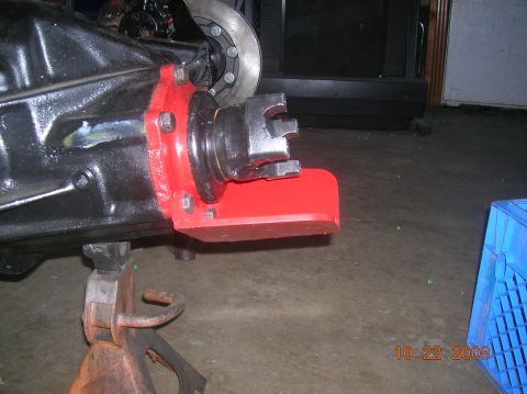 1985 Ford Bronco - pinion guard on.