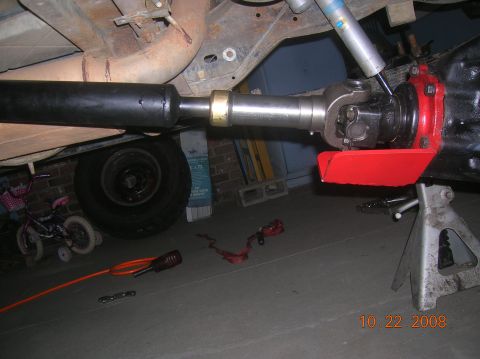 1985 Ford Bronco - driveshaft in.